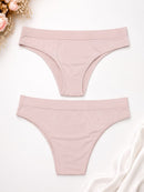Calcinha Tanga sem Costura Cor Blush G