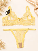 Conjunto Tule Amarelo M
