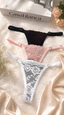 Kit com 3 Calcinha fio Regulagem- M
