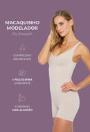 Body Modelador Macaquinho Emana Ameniza Celulite Base M