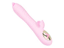Vibrador recarregável com Estimulador de Clitóris vai e vem - Roxo
