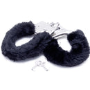 Algema Preta De Metal Em Pelúcia Cuffs