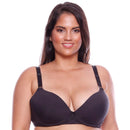 Sutiã Plus Size Básico Em Microfibra Com Bojo E Aro Copa C Nayane. 46