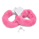 Algema Rosa De Metal Em Pelúcia Cuffs